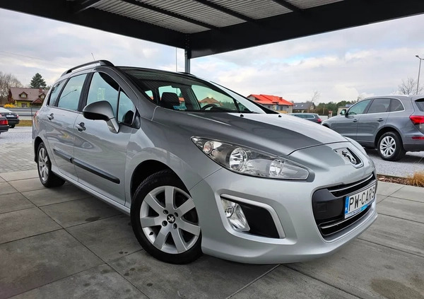 Peugeot 308 cena 21900 przebieg: 219000, rok produkcji 2013 z Lesko małe 211